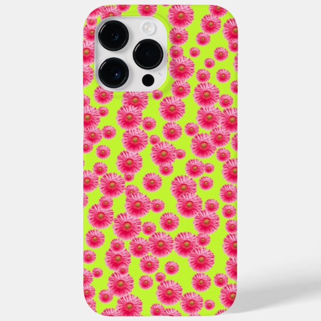 Funda De Case-Mate Para iPhone Pink Gerber Daisies (Reverso)
