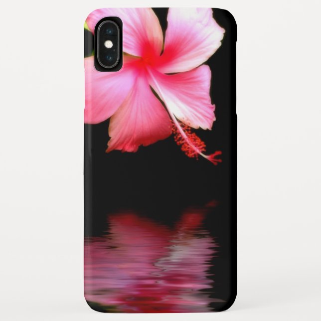 Funda De Case-Mate Para iPhone Pink Hibiscus iPhone XS Max Funda (Reverso)