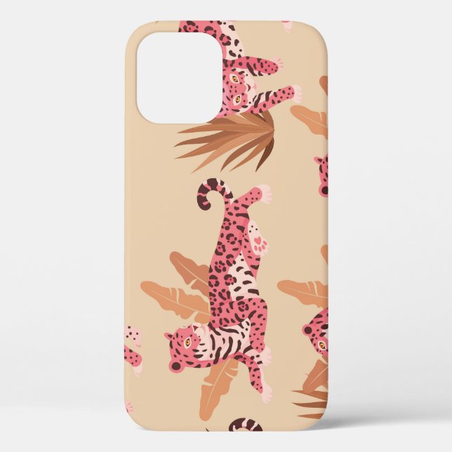 Funda De Case-Mate Para iPhone Pink Jaguar: La ventisca inmaculada (Reverso )