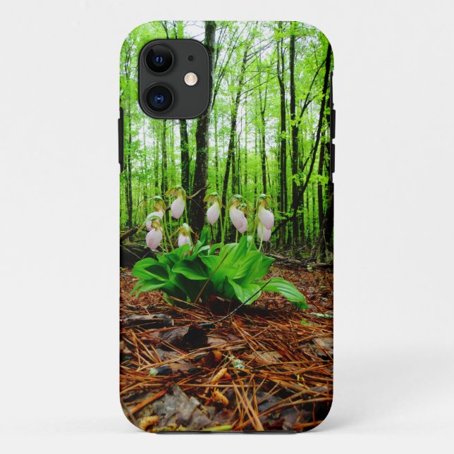 Funda De Case-Mate Para iPhone Pink Lady Slipper Wild Orchid (Reverso)