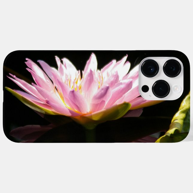 Funda De Case-Mate Para iPhone Pink Lotus Water (Reverso (Horizontal))