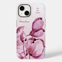 Pink Merlot Peonies Buds Personalizado