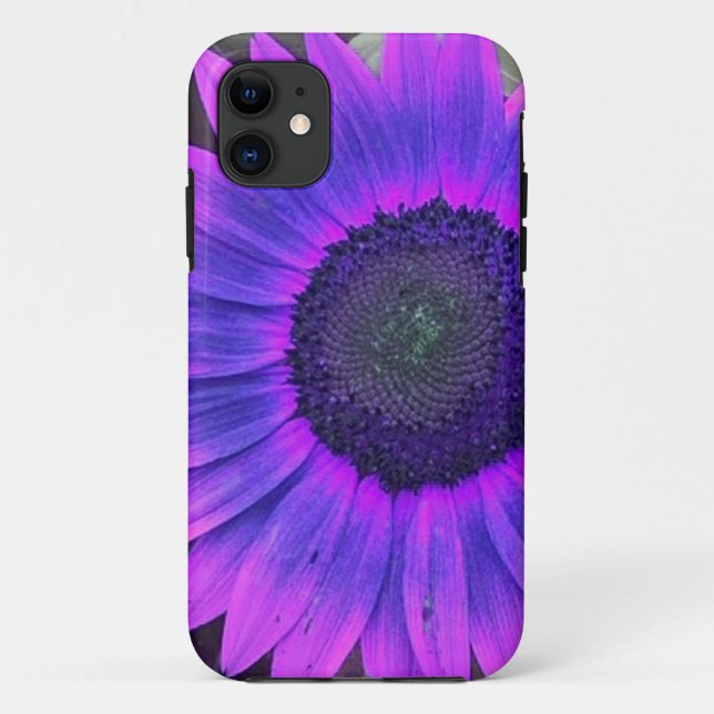 Funda De Case-Mate Para iPhone Pink N Purple Sunflower iPhone 5 funda (Reverso)