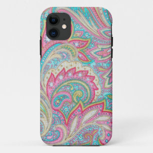 title_seo2 Pink Paisley Funda-Mate iPhone 5