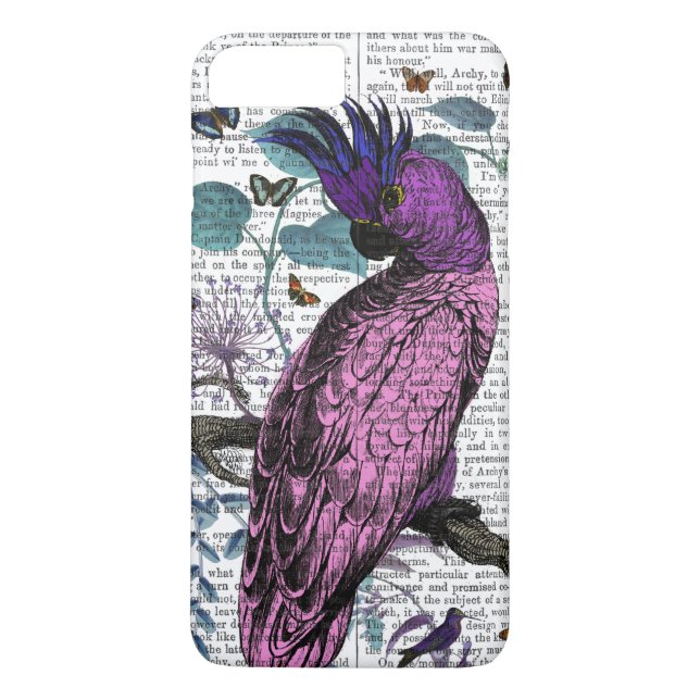 Funda De Case-Mate Para iPhone Pink Parrot (Reverso)