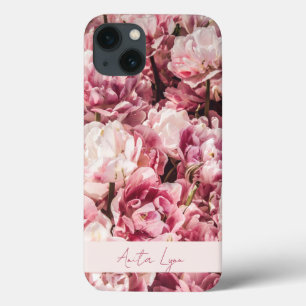 Funda Para iPhone 13 Pink Peony
