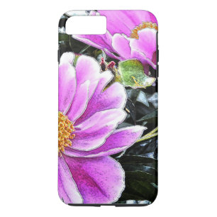 FUNDA PARA iPhone 8 PLUS/7 PLUS "PINK PEONY"