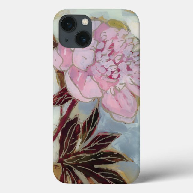 Funda De Case-Mate Para iPhone Pink Peony Blossom (Reverso)