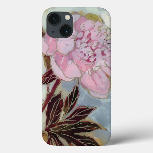 Funda De Case-Mate Para iPhone Pink Peony Blossom (Reverso)