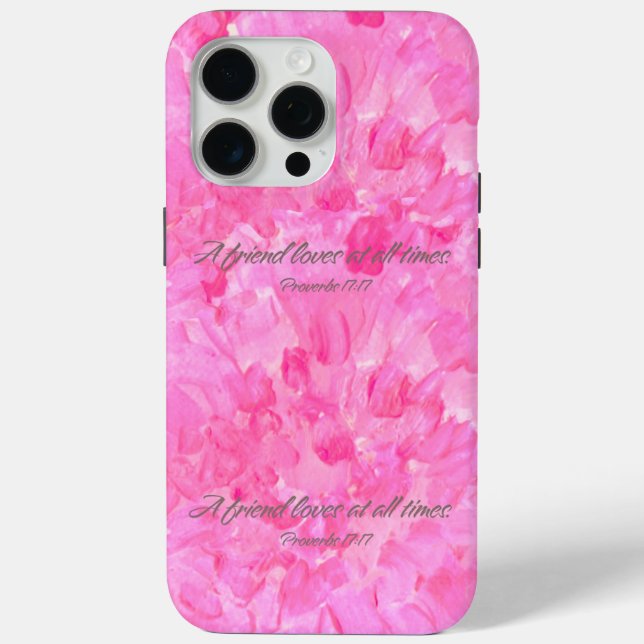 Funda De Case-Mate Para iPhone Pink Peony Phone Case-A Friend Loves (Reverso )