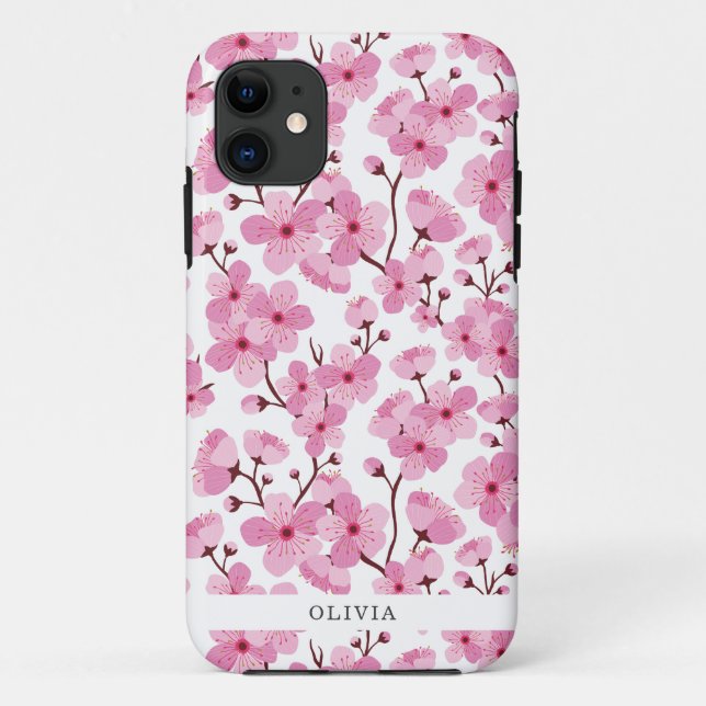 Funda De Case-Mate Para iPhone Pink Sakura (Reverso)