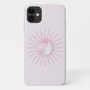 Funda Para iPhone 11 Pink Starburst Yin Yang