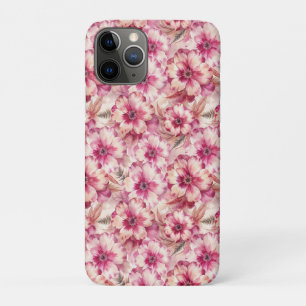 Funda Para iPhone 11 Pro Pink Tie Dye Floral