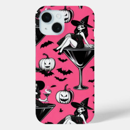 Funda Para iPhone 15 Pink Witch Martini