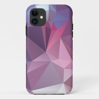 Funda Para iPhone 11 Pinks Blues Resumen Patrón Pirámide Funda-Mate