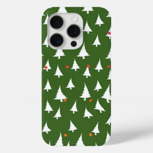 Funda Para iPhone 15 Pro Pinos blancos de vacaciones