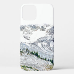 FUNDA PARA iPhone 12 PINOS CERCA DE LA MONTAÑA CUBIERTOS DE NIEVE
