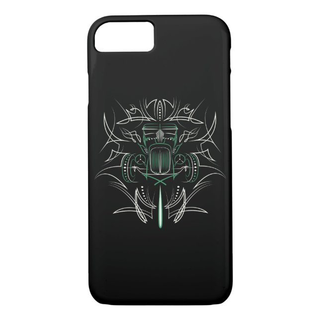 Funda De Case-Mate Para iPhone Pinstriping Hot Rod (Reverso)