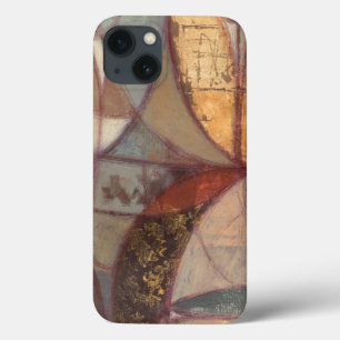 Funda Para iPhone 13 Pintado abstracto de hojas florales por Norman Wya