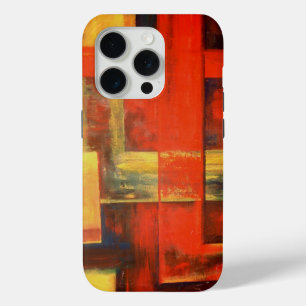 Funda Para iPhone 15 Pro Pintado de formas abstractas modernas