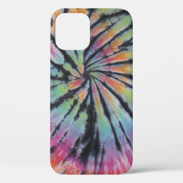 Funda Para iPhone 12 Pintado de nado de espiral de Swirl Pastel