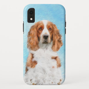 Funda Para iPhone XR Pintado español de Springer galesa - Arte de perro