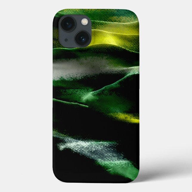 Funda De Case-Mate Para iPhone Pintando dunas de arena acrílicas #11 (Reverso)