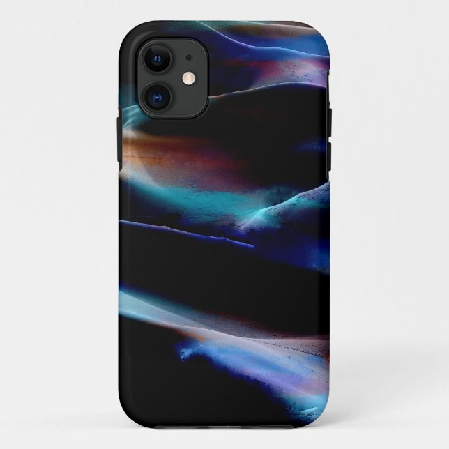 Funda De Case-Mate Para iPhone Pintando dunas de arena acrílicas #14 (Reverso)