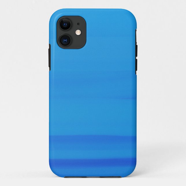 Funda De Case-Mate Para iPhone Pintar fondo azul (Reverso)