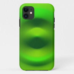 Funda Para iPhone 11 Pintar fondo verde espiral