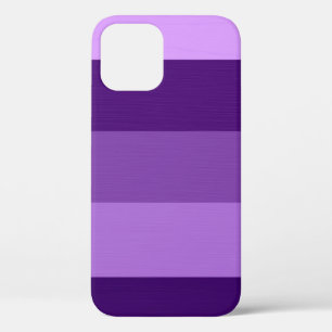 Funda Para iPhone 12 Pro Pintar rayas moradas violetas