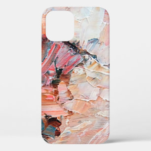 Funda Para iPhone 12 Pintas y relieves de aceite de pata grabado en rel