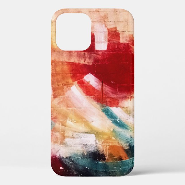 Funda De Case-Mate Para iPhone Pintura abstracta (Reverso )