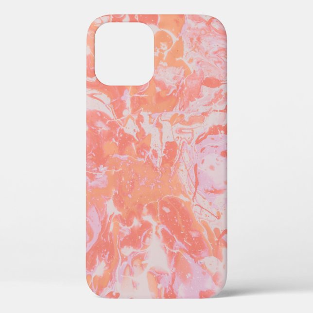 FUNDA DE Case-Mate PARA iPhone PINTURA ABSTRACTA AZUL Y NEGRA (Reverso )