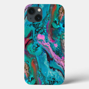 Funda Para iPhone 13 Pintura abstracta colorida