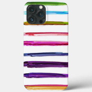 Funda Para iPhone 13 Pro Max Pintura abstracta Coloridas pinceladas de pincel
