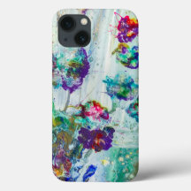 Pintura abstracta de colibrí