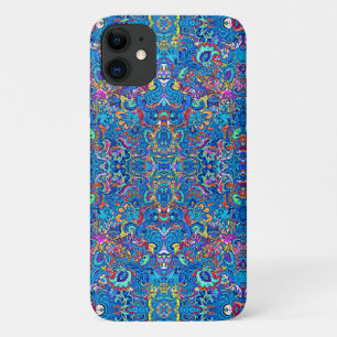 Funda Para iPhone 11 Pintura abstracta de flores coloridas lindas