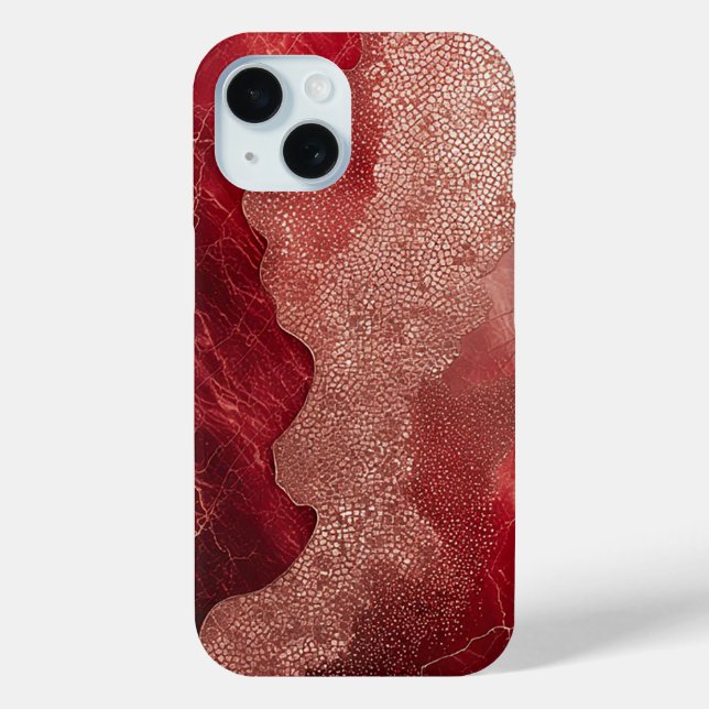 Funda De Case-Mate Para iPhone Pintura abstracta elegante (Reverso )