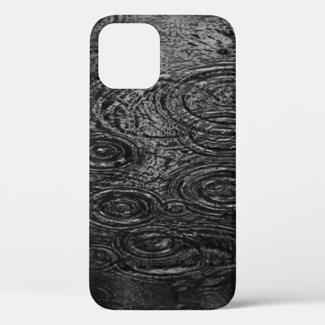 FUNDA DE Case-Mate PARA iPhone PINTURA ABSTRACTA EN BLANCO Y NEGRO (Reverso )