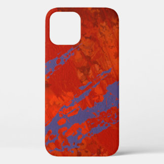 Funda Para iPhone 12 Pintura abstracta. Imagen hecha a mano con tinta. 