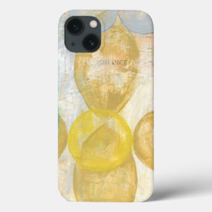 Funda Para iPhone 13 Pintura abstracta moderna en papel de periódico