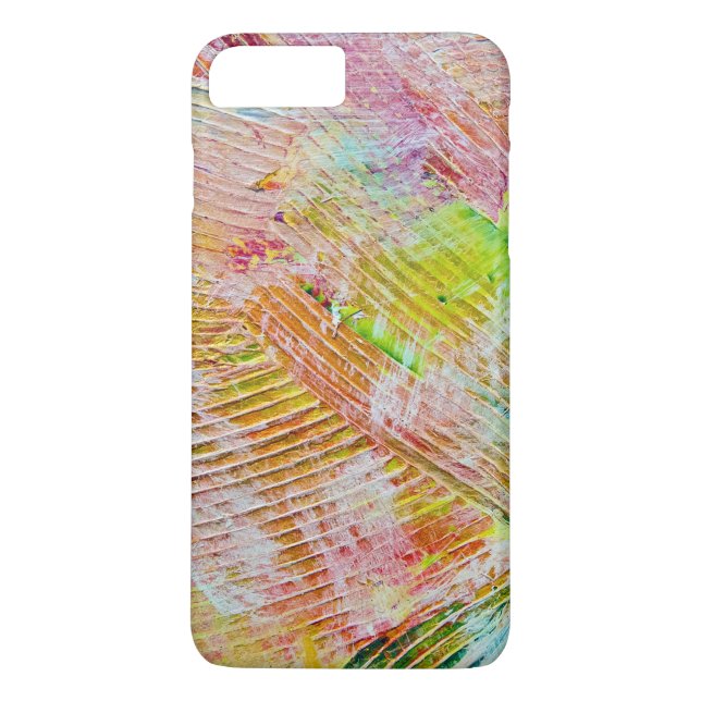 Funda De Case-Mate Para iPhone Pintura abstracta texturizada (Reverso)