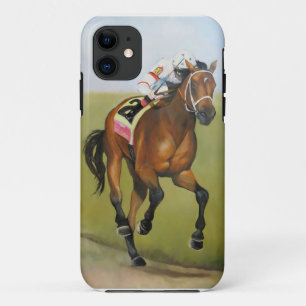 Funda Para iPhone 11 Pintura al óleo grande del caballo de Brown Rsce