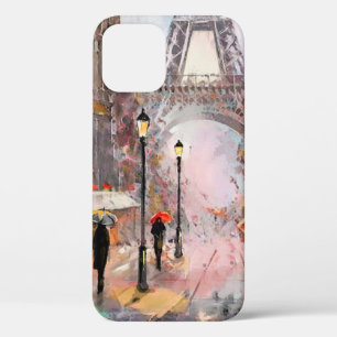 Funda Para iPhone 12 pintura al óleo sobre lienzo, vistas a la calle de