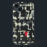 Funda Para iPhone 13 Pintura alpina de Norman Wyatt<br><div class="desc">Si te gusta hacer exámenes de visión,  ¡entonces esta pintura es para ti! La letra del alfabeto inglés se impone unos sobre otros,  casi oscureciéndolos en esta pintura de Norman Wyatt. La letra Y destaca por su coloración rosa.</div>