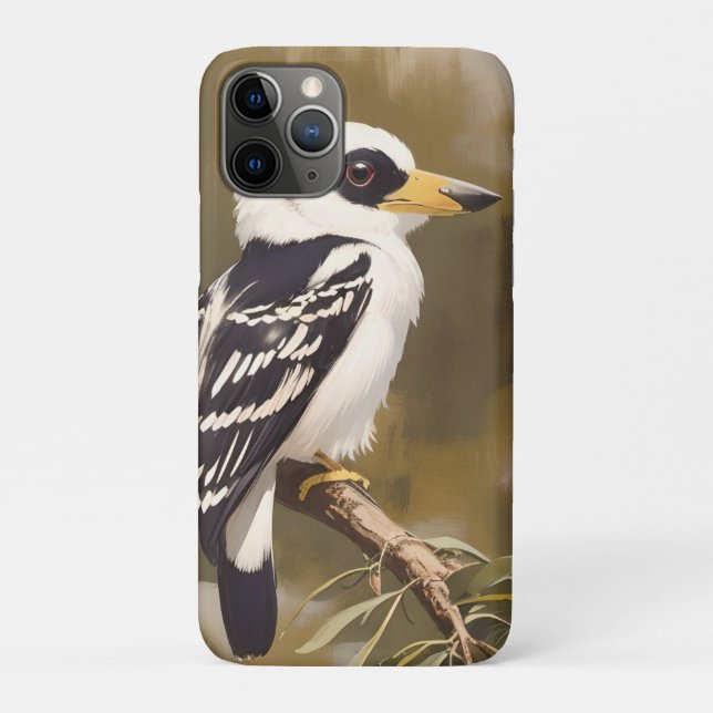 Funda De Case-Mate Para iPhone Pintura australiana de Kookaburra, (Reverso)
