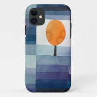 Pintura azul del árbol abstracto de Paul Klee