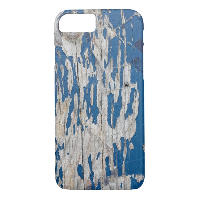 Funda De Case-Mate Para iPhone pintura azul descascarada (Reverso)