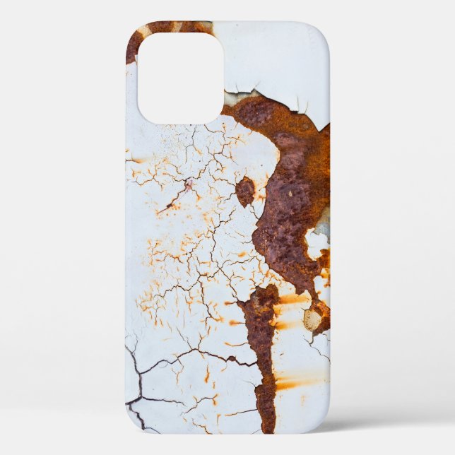 Funda De Case-Mate Para iPhone Pintura blanca rota, auto oxidado. (Reverso )